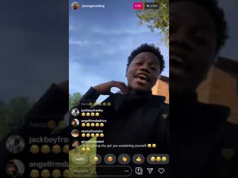 Young Jose responds to shy glizzy right after he pulls up around his hood