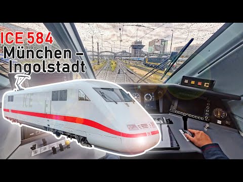 Neuwagengeruch inklusive! | ICE 584 München Hbf - Ingolstadt Hbf | ICE 1-Führerstandsmitfahrt