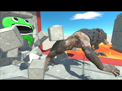 Jumbo Josh Attacks From Behind The Wall - Animal Revolt Battle Simulator