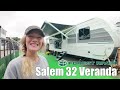 Check out this Video for a 2025 Forest River Salem 32VERANDA(Stock #5935)  for sale by Parkview RV Center. This unit is located in Smyrna, DE
