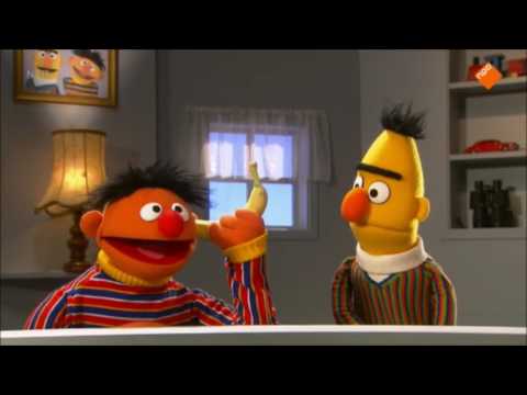 Bert en Ernie, banaan in je oor