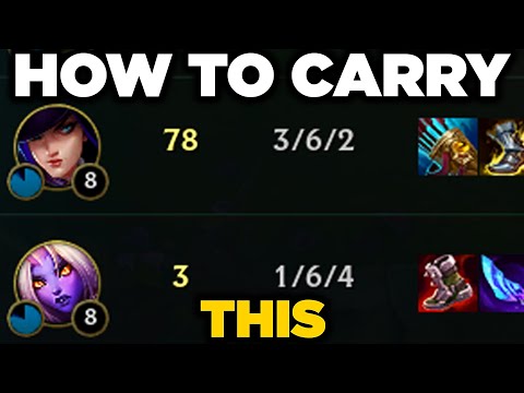 How to Carry BAD TEAMMATES - Guide to 1v9ing Low Elo - Teamfighting, Splitpushing, General Advice