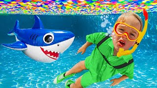 Aventures estivales à la piscine pour enfants