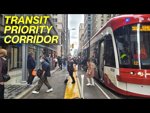 Toronto King Street Transit Priority Corridor Walk (May 2022)