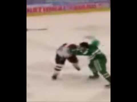 Danbury Whalers Hockey 2014 Luke Warner 33 Brawlin