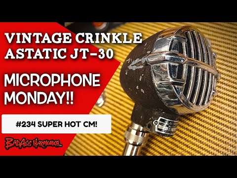 Best Blues Harmonica Microphones | Astatic JT30 Brown & Chrome Bullet Mic - Microphone Monday 234