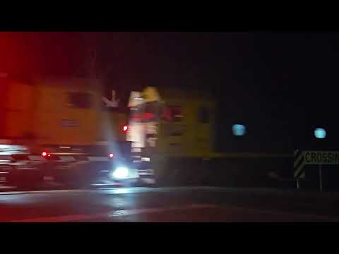 7936V/7742V PN loaded grain Ouyen to Portland, 2135, 31/7/24, Maryborough VIC