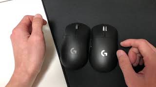 G Proワイヤレス 新旧比較【G PRO X SUPERLIGHT】