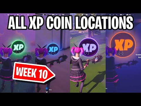 Fortnite Week 10 *ALL* XP Coin Locations!! (C2S4)