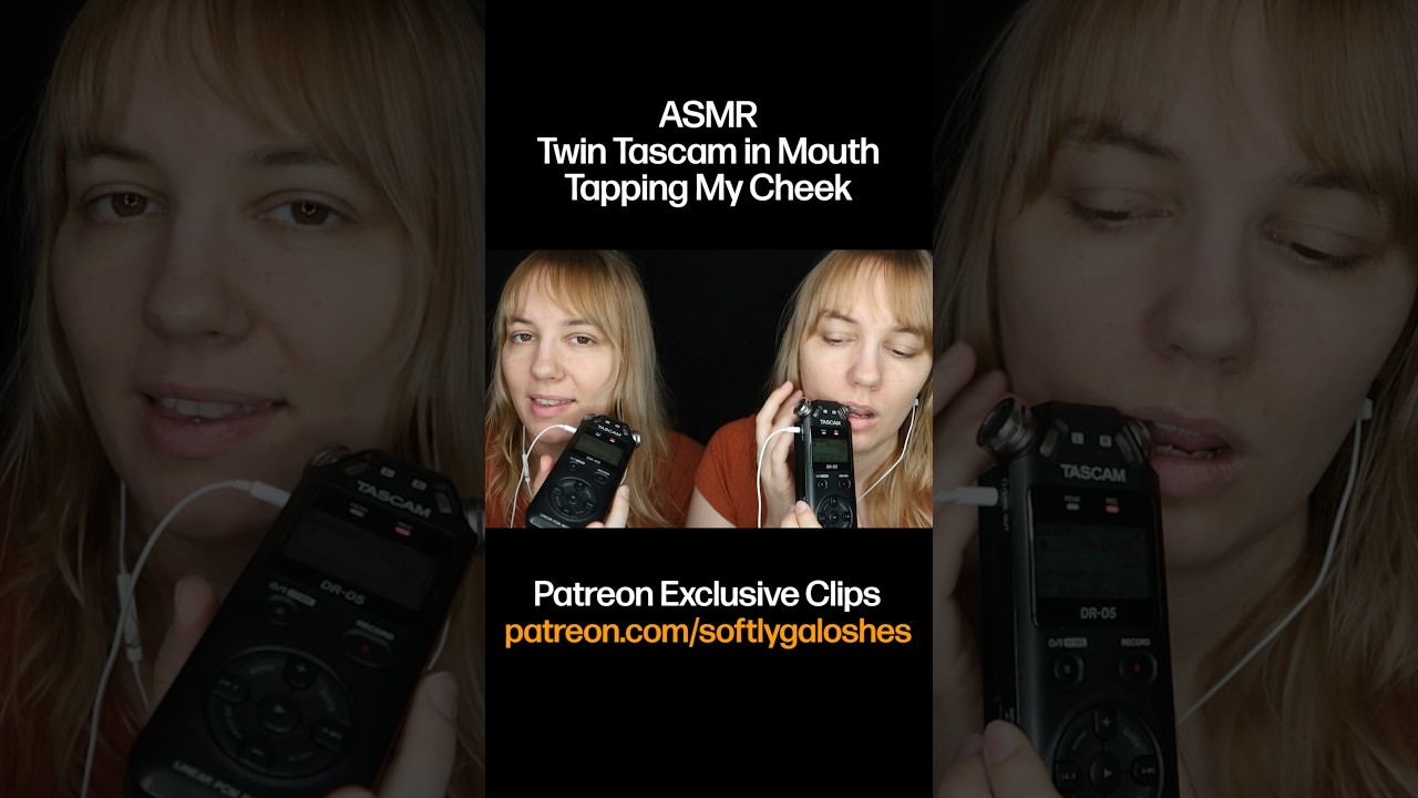 was doing regular mouth sounds when I had an idea haha 😅 #asmr