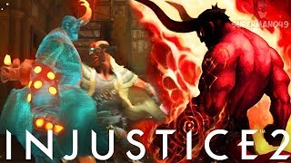 EPIC HELLBOY MASTERS INFINITE ARMOR! - Injustice 2 "Hellboy" Epic Gear Gameplay