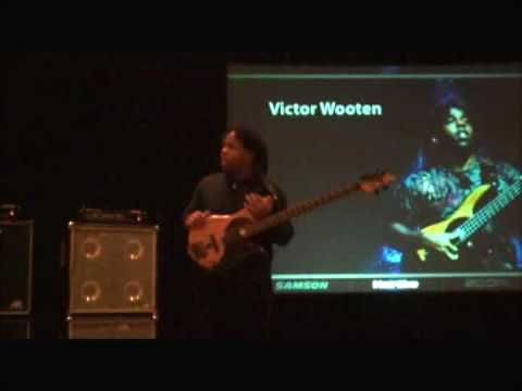 Victor Wooten plays Hartke and talks about why he switched. Live from  Winter NAMM 2009