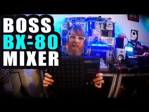 Boss BX-80 8-Channel Stereo Mixer 1980s - Black image 11
