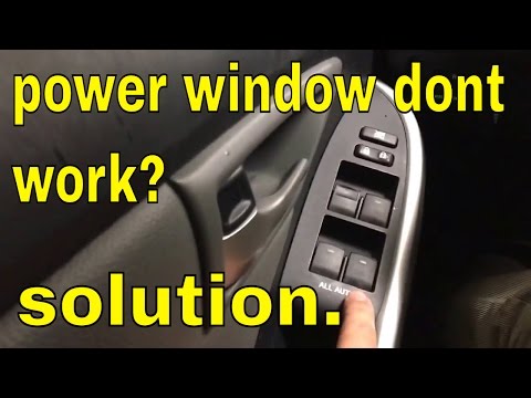 Power Windows not Working from Main Switch Toyota Lexus Scion Subaru EASY FIX!