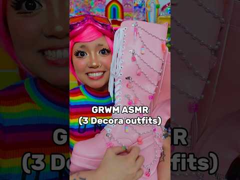 GRWM ASMR - 3 Decora outfits in 1 day! Let’s style these new Koi Footwear shoes!