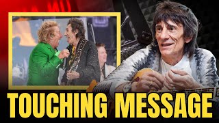 Ronnie Wood’s TOUCHING MESSAGE to Rod Stewart After Glastonbury Performance