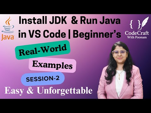 Install Jdk Run Java In Vs Code 2025 Write Your First Java Program Codecraft With Poonam