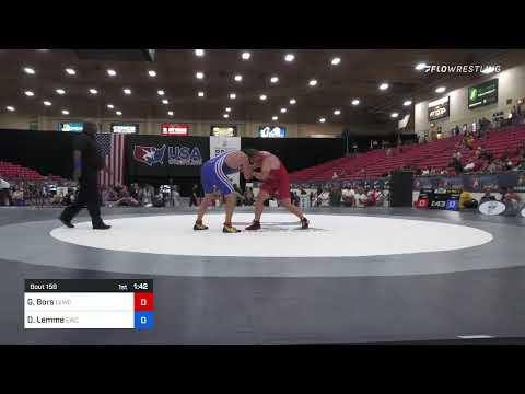 100 Lbs Rr Rnd 3 - Gelu Bors, Las Vegas Wrestling Club Vs Domenico Lemme, Eastside Wrestling Club