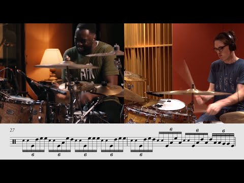 Larnell Lewis - Change Your Mind drum solo transcription (by Alfio Laini)