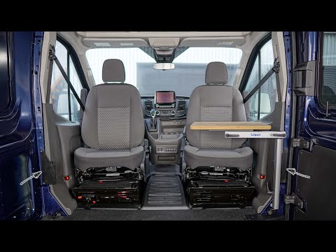 Lagun Table Installation into Ford Transit B-Pillar