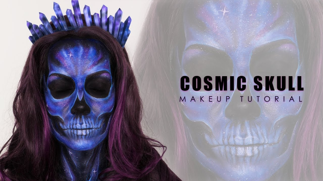 Galactic Skull Queen Halloween Makeup Tutorial