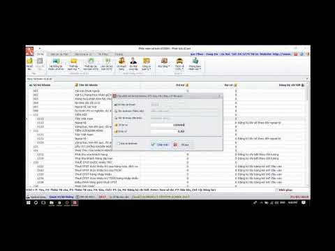Bài 1: Thiết lập phần mềm - Hướng dẫn sử dụng phần mềm kế toán ACMAN