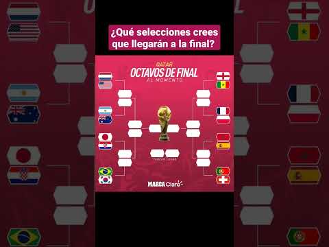 Ya están los octavos de final del mundial qatar 2022!