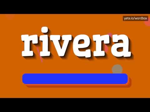 HOW TO PRONOUNCE RIVERA? #rivera