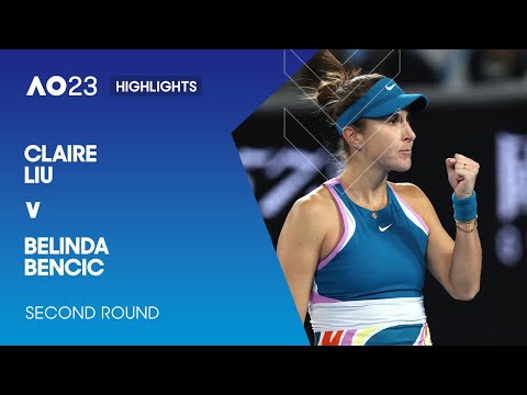 Claire Liu v Belinda Bencic Highlights | Australian Open 2023 Second Round