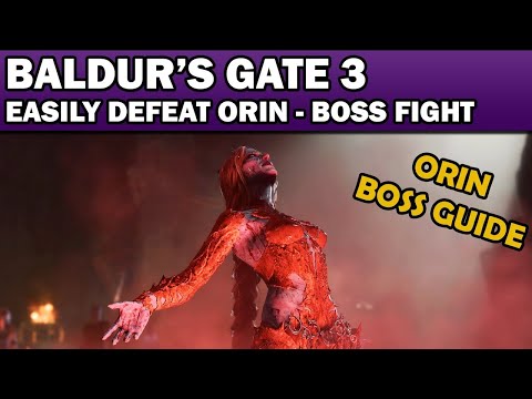 How to Kill Orin in 1 turn Baldur's Gate 3