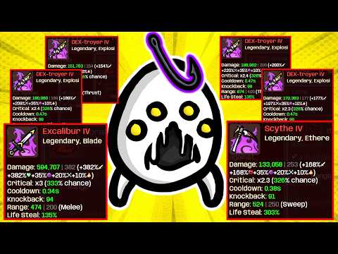 Starting with 100% CURSE is as Broken as youd think | Brotato