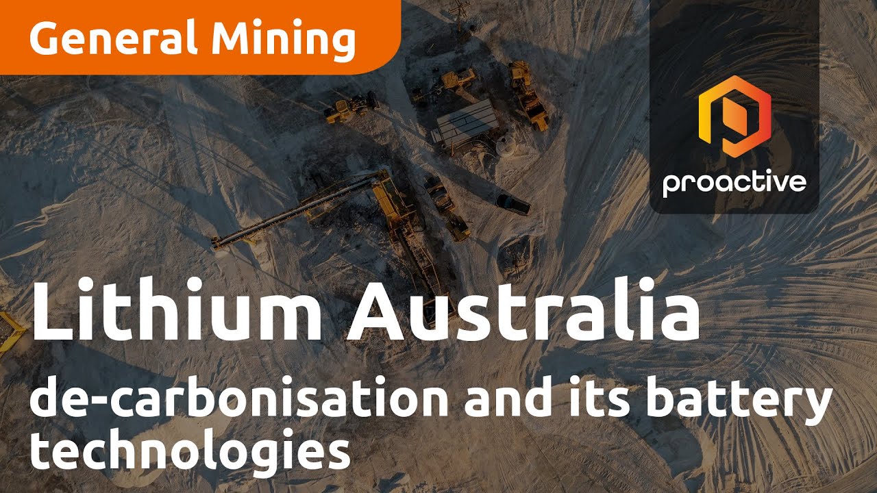 Lithium Australia on de-carbonisation and its battery technologies