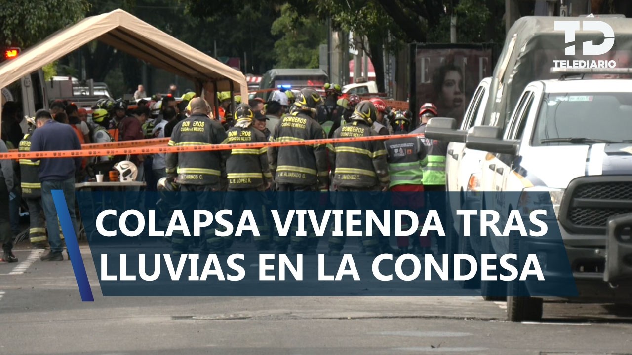 Colapsa vivienda en alcaldía Cuauhtémoc y rescatan a una mujer con vida; hallan cuerpo en escombros