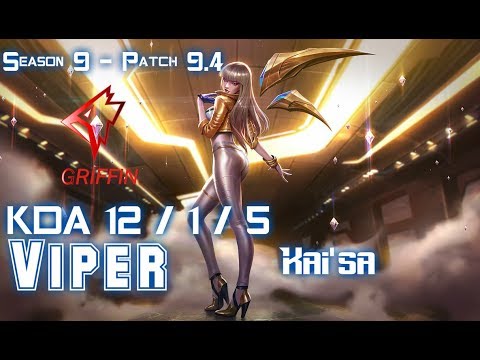 GRF Viper KAI'SA vs XAYAH ADC - Patch 9.4 KR Ranked