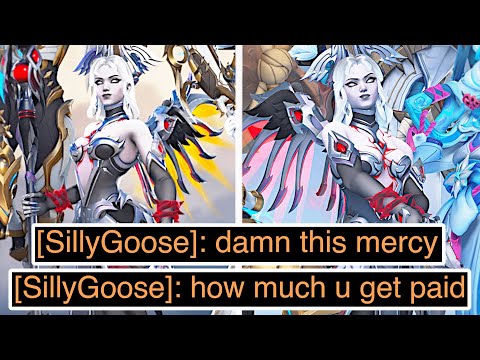 🖤 Making Enemies Rage With Mercy's Flash Heal! ❤️ - Overwatch 2