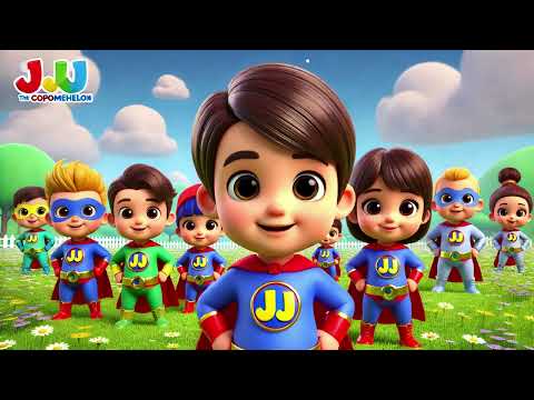 JJ the Superhero 🦸‍♂️💥 | Saving the Day with Smiles & Songs! 🌟🎶| Nursery Rhymes & Kids Songs