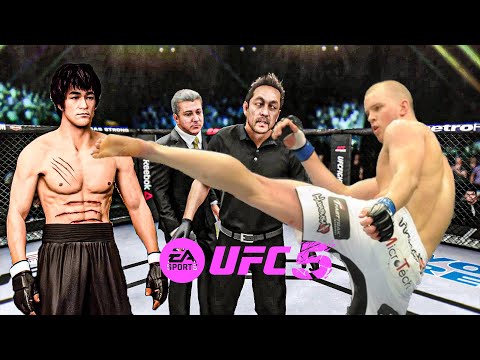 Bruce Lee vs Stefan Struve   EA Sports UFC 5   Epic Fight 🔥🐲