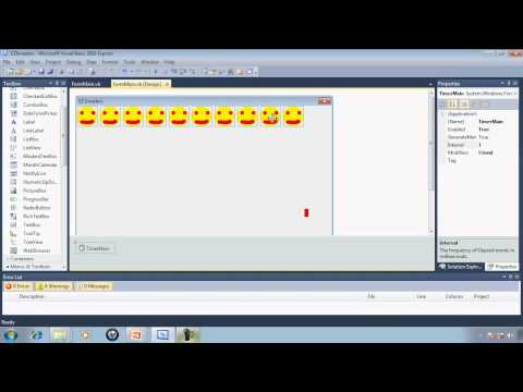 Visual Basic Express 2010 Tutorial 39 Copy And Paste Arrays Section 2/2 - EZInvaders Part 8 Game