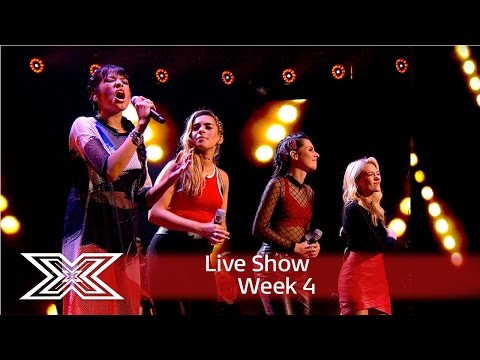 Four Of Diamonds perform A Voice Within | Results Show | The X Factor UK 2016