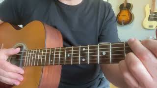 Sail Away by Neil Young. Acoustic guitar lesson for beginners.