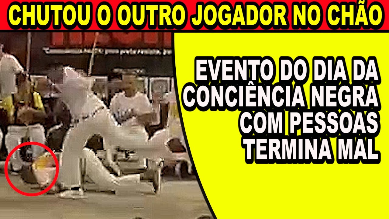 Chutou o outro jogador no chão - dia da consciência não termina bem (cuidado com quem vc convida)
