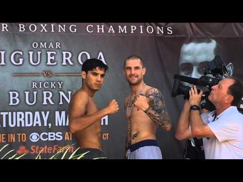 Premier Boxing Champions Weigh-In: Omar Figueroa Jr. vs. Ricky Burns