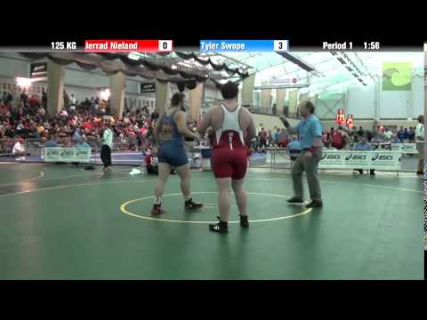 Men`s Freestyle 125 KG Jerrad Nieland vs. Tyler Swope