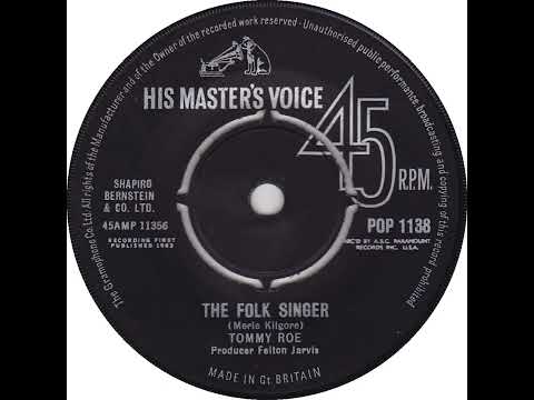 UK New Entry 1963 (63) Tommy Roe - The Folk Singer