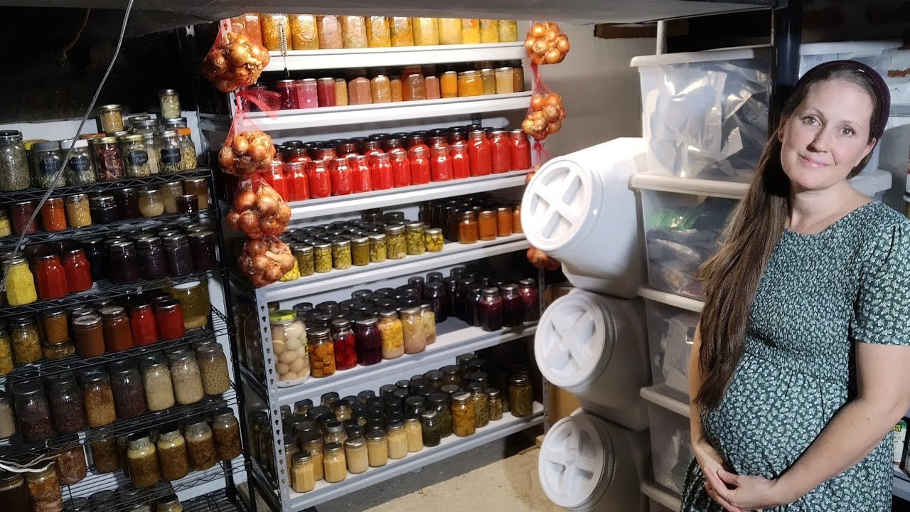 Homestead Pantry Tour ~ Family of 10 Food Storage #everybitcountschallenge