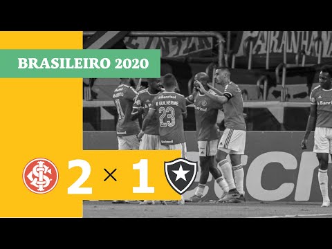 Internacional 2 x 1 Botafogo - Gols - 12/12 Brasileirão 2020