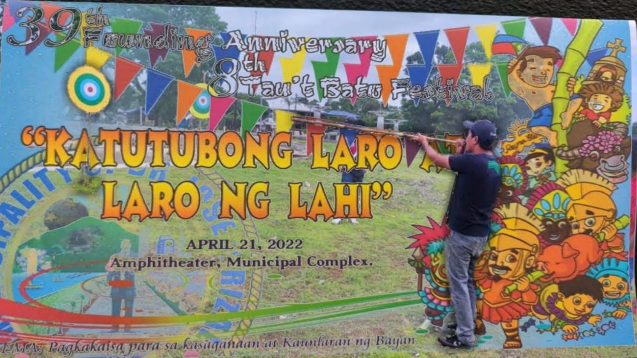 KATUTUBONG LARO / 39th founding anniversary Rizal, Palawan