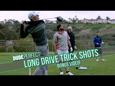 Dude Perfect: Long Drive Trick Shots BONUS Video