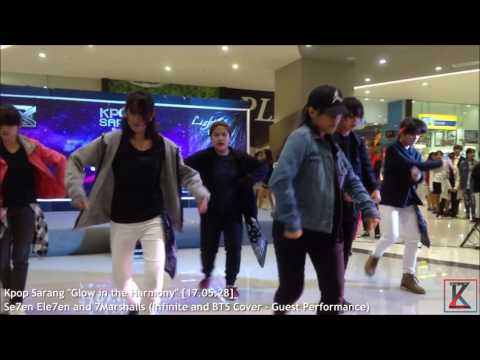 Se7en Ele7en & 7Marshalls (Infinite & BTS Cover) on Kpop Sarang "Glow in the Harmony"