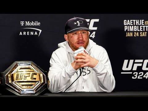Justin Gaethje Post-Fight Press Conference | UFC 324